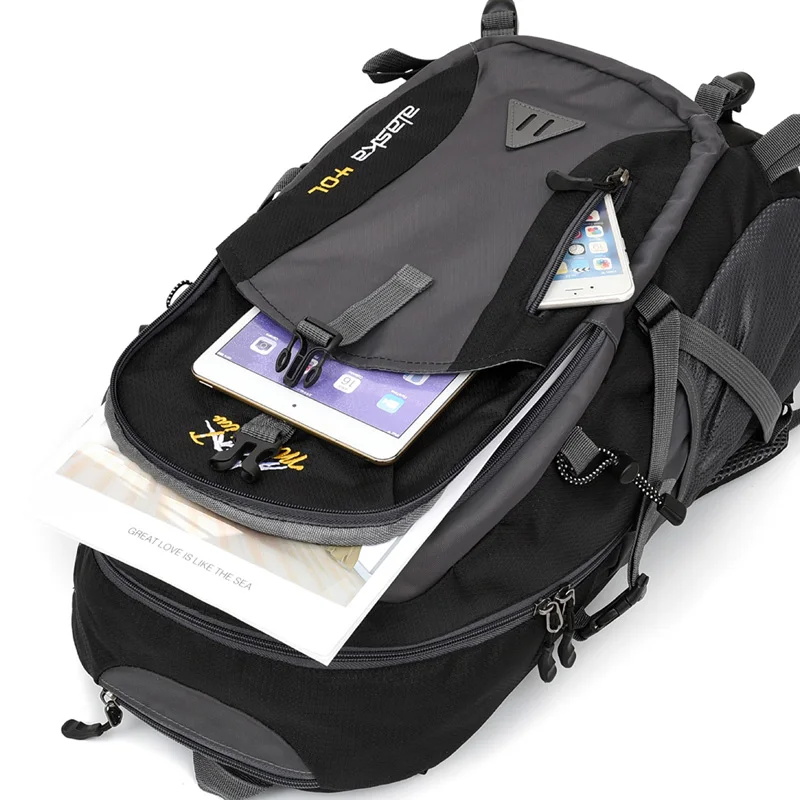 40L Waterproof Men's bag for Male Backpack Travel Sport bag pack Outdoor Unisex Mountaineering Hiking Climbing Camping Bagpacks