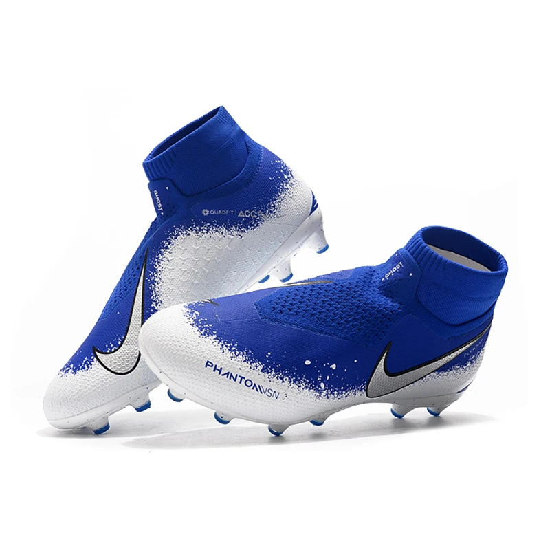 Nike Phantom VSN Elite DF AG; большие размеры 39-45 победы пакет при полной зарядке тени бесшовные кроссовки мужские Обувь для футбола футбольные бутсы с зажимом