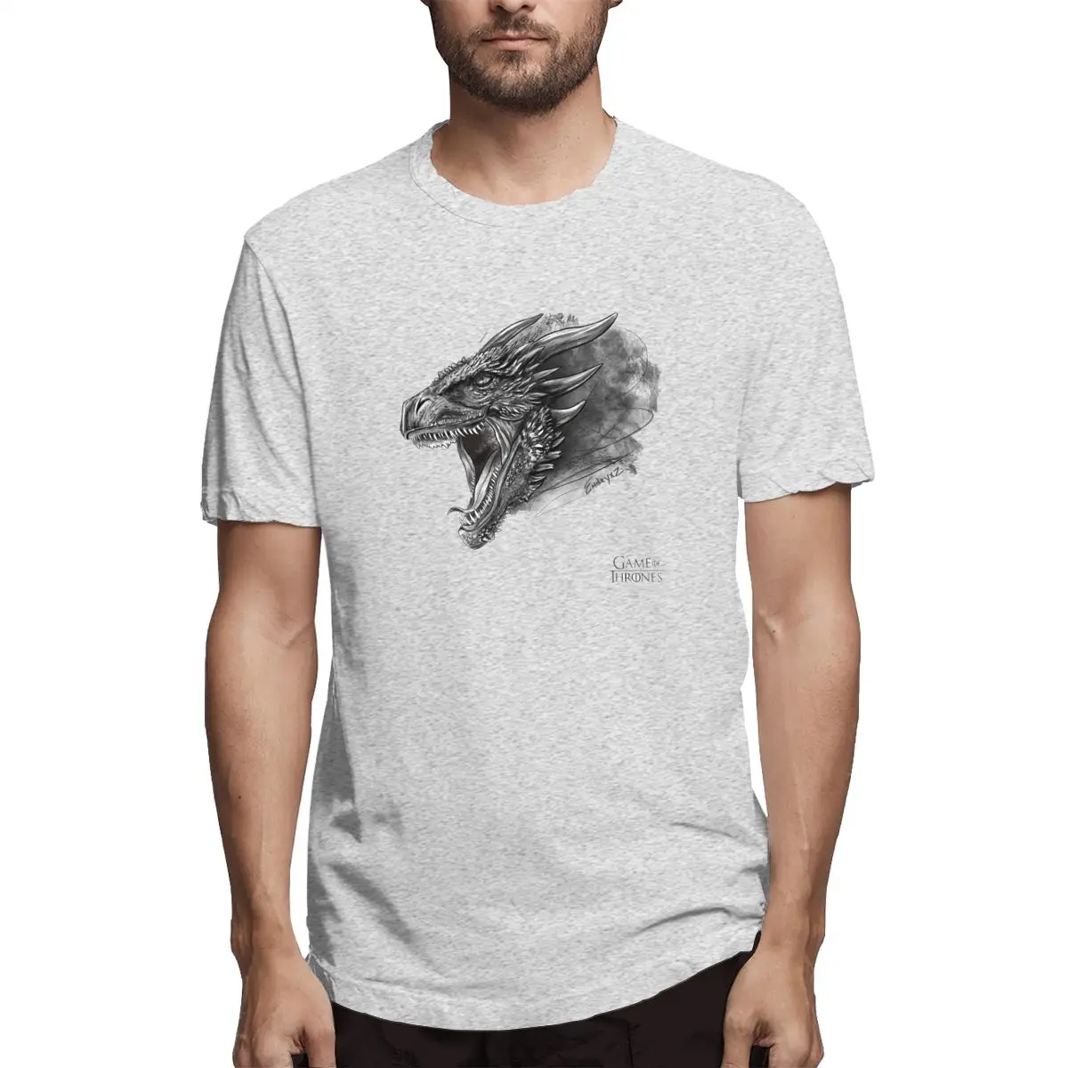 Game Of Thrones Drawing print casual mens o-neck Harajuku t shirts and fashion Men's Short Sleeve T-shirt Game Of Thrones Drawing print casual mens o-neck Harajuku t shirts and fashion Men's Short Sleeve T-shirt