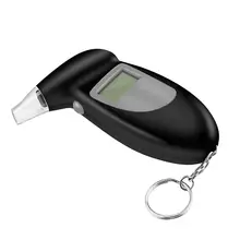 ЖК-дисплей цифровой алкотестер профессиональное оповещение дыхательный спирт тестер устройство Алкотестер анализатор детектор