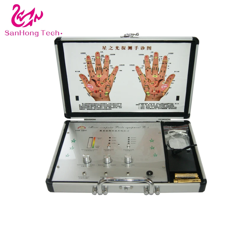 Portable hand acupoint diagnosis and therapy device