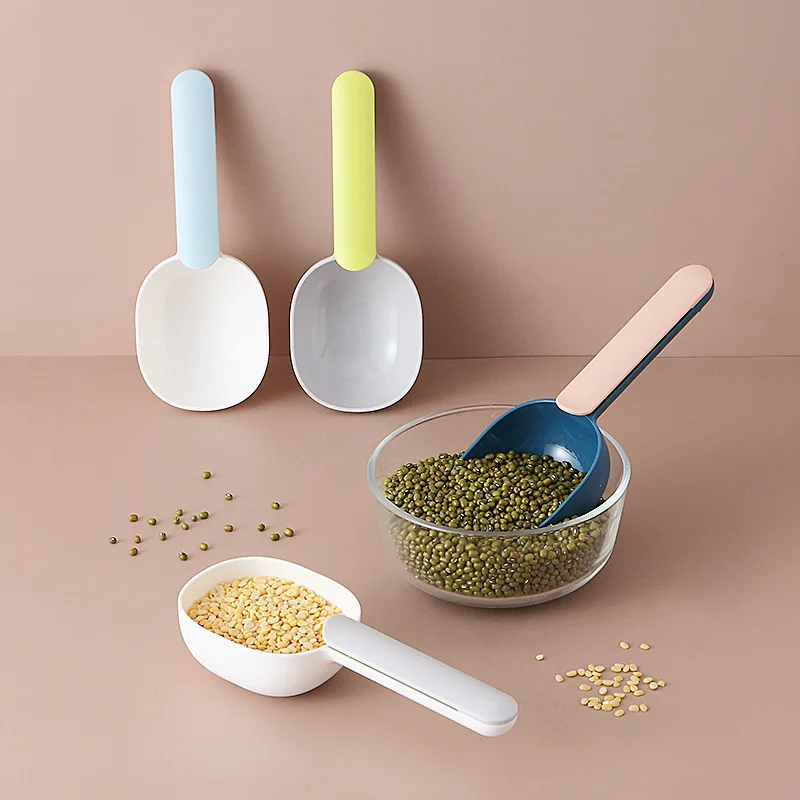 

Kitchen Measuring Spoons Multifunction Flour Rice Scoop With Clip Cake Sugar Baking Flour Measuring Cups Kitchen Baking Tools