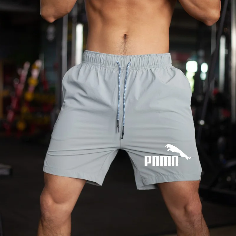 

New men's printed shorts running sports pants casual pants loose breathable fitness pants summer quick-drying shorts