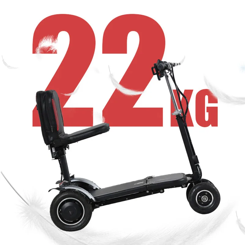 Folding-Mobility-Scooter-Four-wheel-Electric-Vehicle-Small-Disabled-Wheelchair-Elderly-Scooter-Electric-Wheelchair-For-Invalids