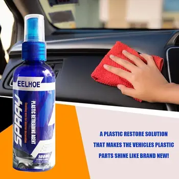 

100ml Plastic Retreading Reducing Agent Car Auto Glass Interior Anti Scratch Hydrophobic Polish Nano Glazing Coating Wax Cleaner