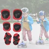 6PCS Skating  Protective Reusable Outdoor Supplies Kids Knee Pads Durable Cycling Equipment Practical Skating  Gear Set 1