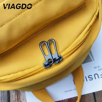 

School Backpack Travel Backpacks for Girls Rucksack Prom Solid High Capacity Multi Pocket Nylon Waterproof FASHION Zipper