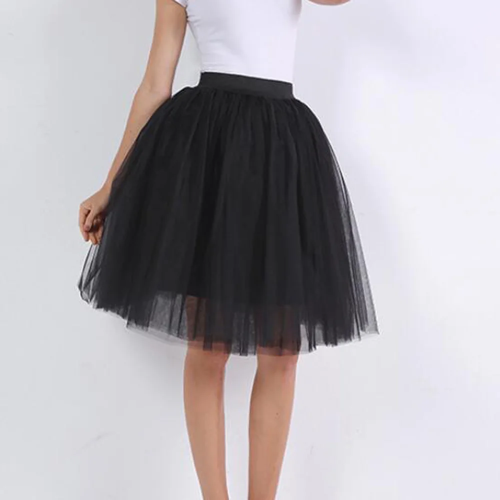 tulle skirt black