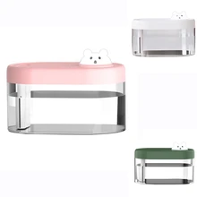 Air Humidifier Dual Spray Large Capacity 2000MAh USB Rechargeable Ultrasonic LED Color Light Cool Mist Humidifier