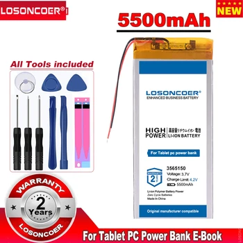 

LOSONCOER 0 Cycle 5500mAh 3565150 Battery for tablet pc 7 inch 8 inch 9inch 10inch 11 inch High Quality Replacement Accumulator