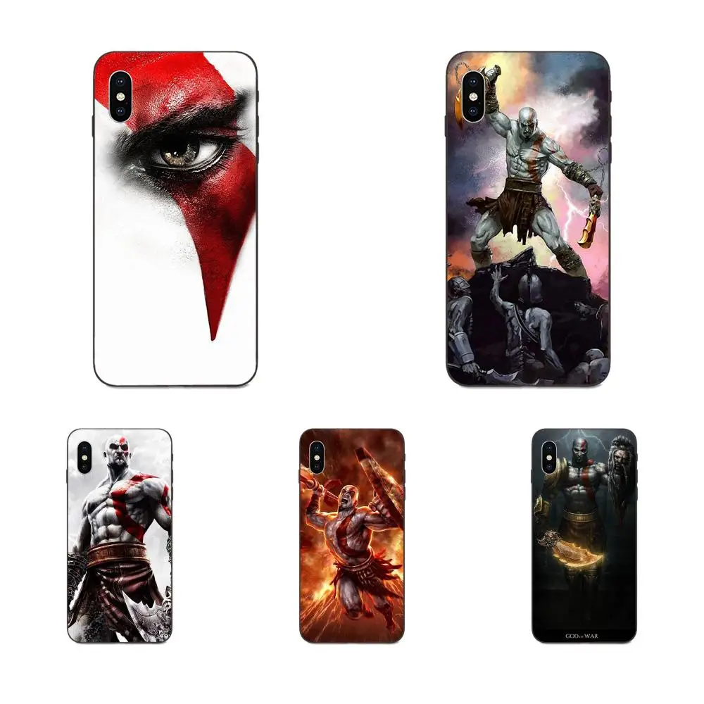 Мягкий для телефона с изображением забавных мультфильмов God Of War Desing Galaxy A3 A5 A6 A6s A7