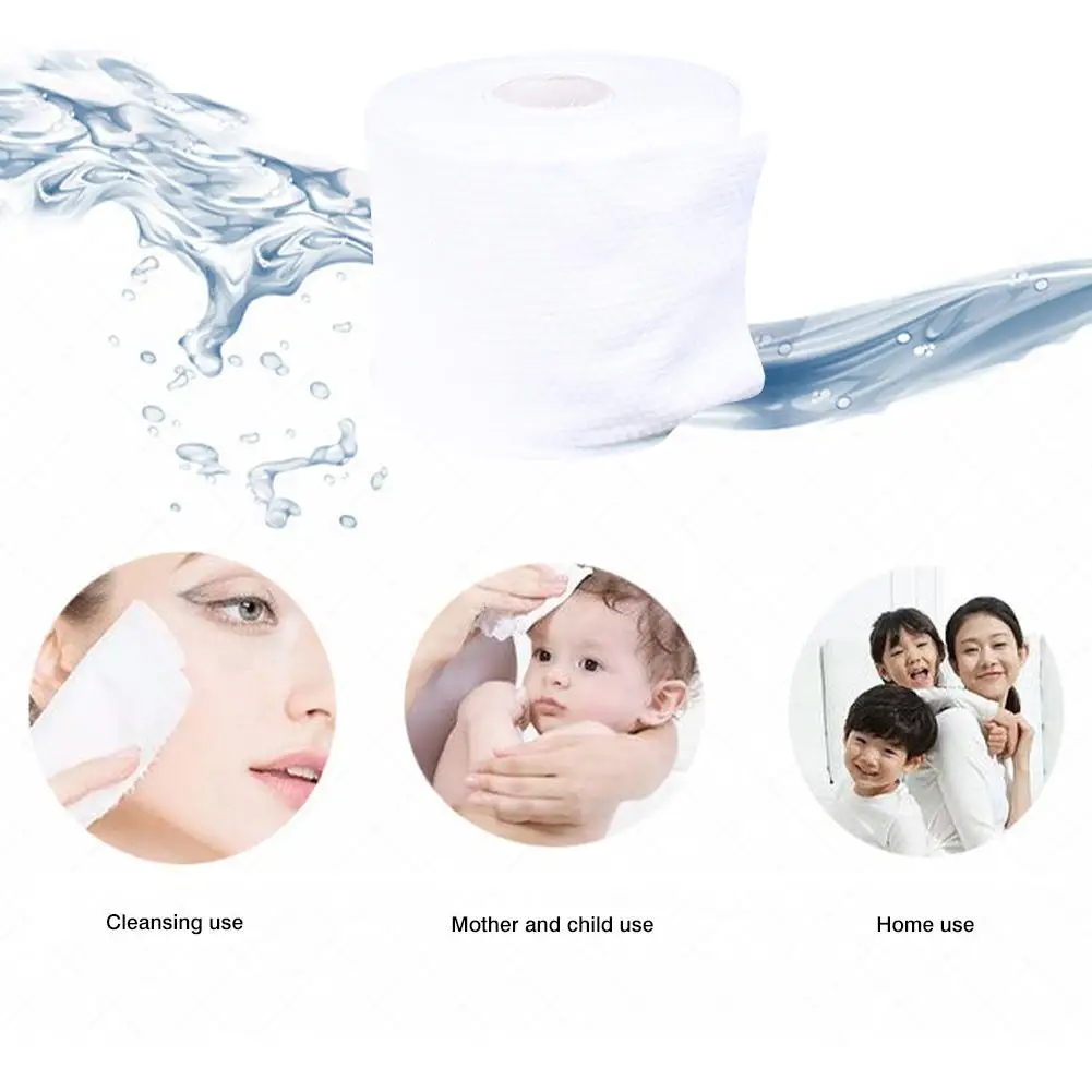 Disposable Face Cleansing Paper Towel Dry Wet Dual Use Makeup Remove Tissue CO 
