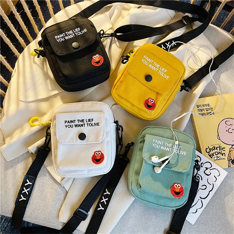 Mochila De chico coreano Retro fresh, bolso de lona sencillo para niños y niñas