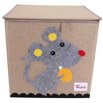 

1pc Storage Box Foldable Linen Box Storage Case Cloth Container Cloth Box for Home