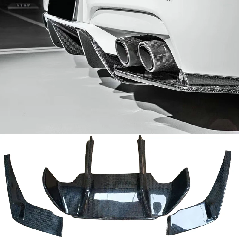 Автомобильные аксессуары для BMW M6 F06 F12 F13 E Style задний диффузор из углеродного