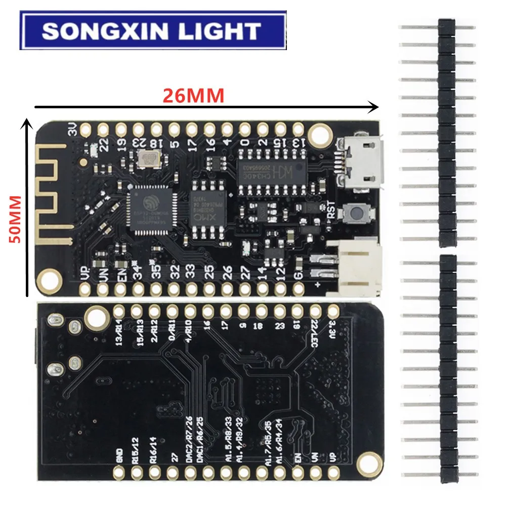 10 шт. Wi-Fi Bluetooth макетная плата антенна ESP32 ESP-32 REV1 CH340 CH340G интерфейс литиевой батареи