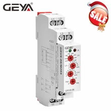 GEYA GRV8-06 3 Phase Failure Phase Sequence Voltage Monitoring Relay Voltage Sensing Protection Relay 460V the phase protection relay 380v power broken phase fault phase overvoltage and undervoltage detection monitoring rd6 w