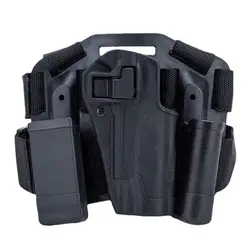 Exército tático airsoft pistola caça coldre militar de plástico duro arma perna coldre para glock fábrica para a caça ao ar livre