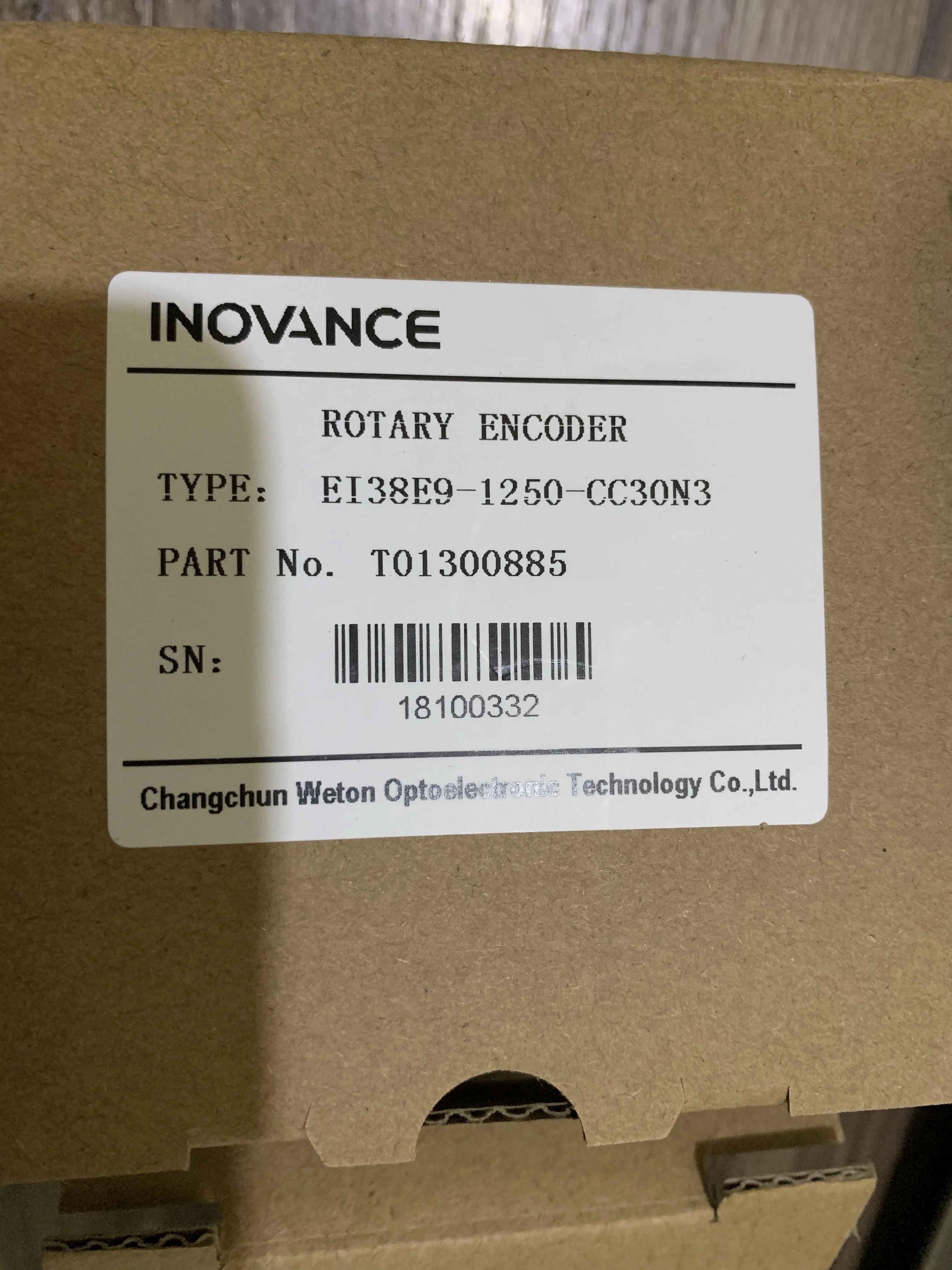 EI38E9-1250-CC30N3 подлинный Changchun Huitong асинхронный мотор фотоэлектрический Поворотный энкодер