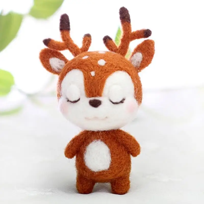 Non-Finished Felt Kit for needle felting kit,wool felting kit,needle felting painting kit