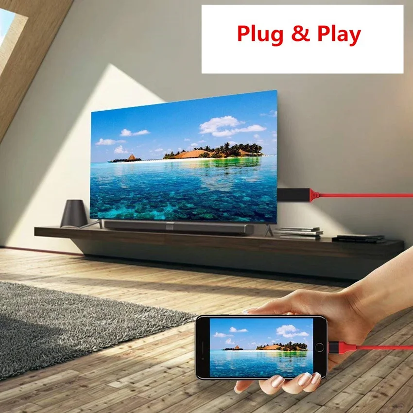 YSAGi Micro USB HDMI адаптер 11Pin штекер к HDMI Мужской 1080P ТВ конвертер кабель samsung Galaxy S3 S4 S5 Note2 note 3