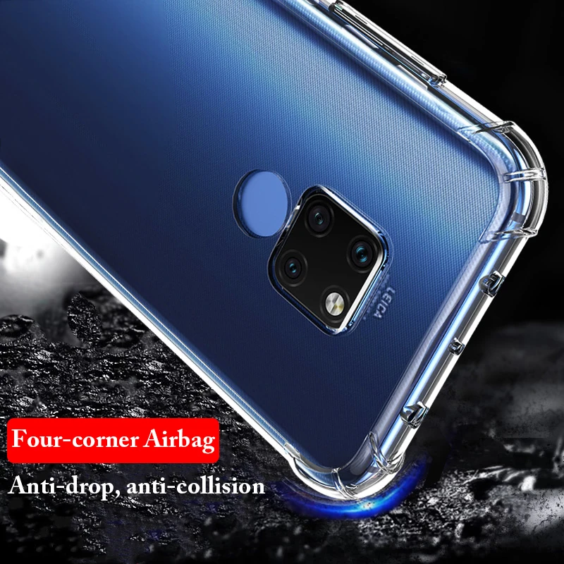 Для huawei mate 20 mate 20 X P30 P20 Pro Y7 Y9 Prime чехол, Силиконовый противоударный прозрачный защитный чехол для huawei Nova 5 Чехол