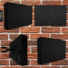 Открытый ТВ экран Пылезащитный Водонепроницаемый Чехол Набор крышка Высокое качество Оксфорд черный телевизор Чехол Размер 24 ''/32''/38 ''/42''