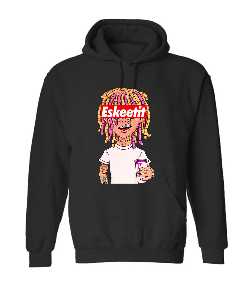 Толстовка LIL PUMP 6IX9INE ESKETIT PEEP UZI YACHTY XAN ESKEETIT, хлопок, фирменная новинка, толстовка с капюшоном