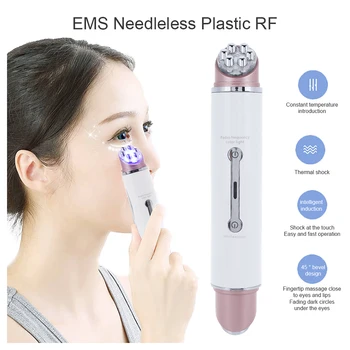 

Hot sale Face Beauty Pen Anti Aging Absorb Phototherapy White USB Charging Facial Massager Eye Care Remove Wrinkles