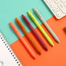 0,5 мм како темного цвета Простой зажим гелевая ручка креативное моделирование гелевая ручка гладкая нейтральная ручка Kawaii школьные принадлежности китайский стиль