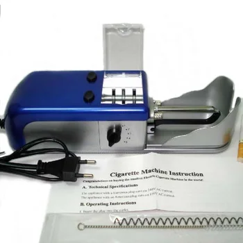 

2PCS tobacco filler machine tobacco roller with tobacco cutting wheels 100-240V EU/US adapter