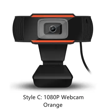 

Rotatable 2.0 HD Webcam 1080p USB Camera Video Recording Web Camera with Microphone For PC Computer