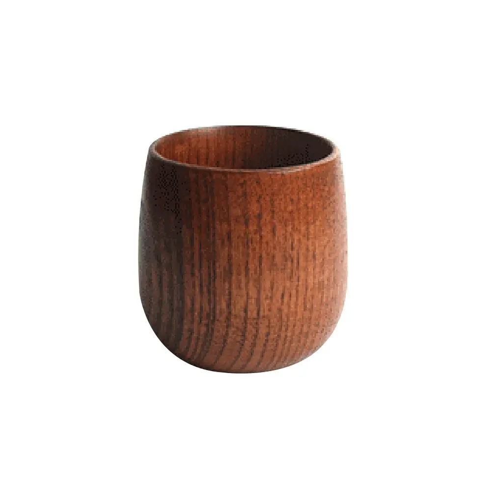 

Natural Healthy Wooden Cup Kitchen Tools & Gadgets Big Belly Beer Tea Coffee Milk Water Cup Jujube Wooden Bar Pub Drinkware