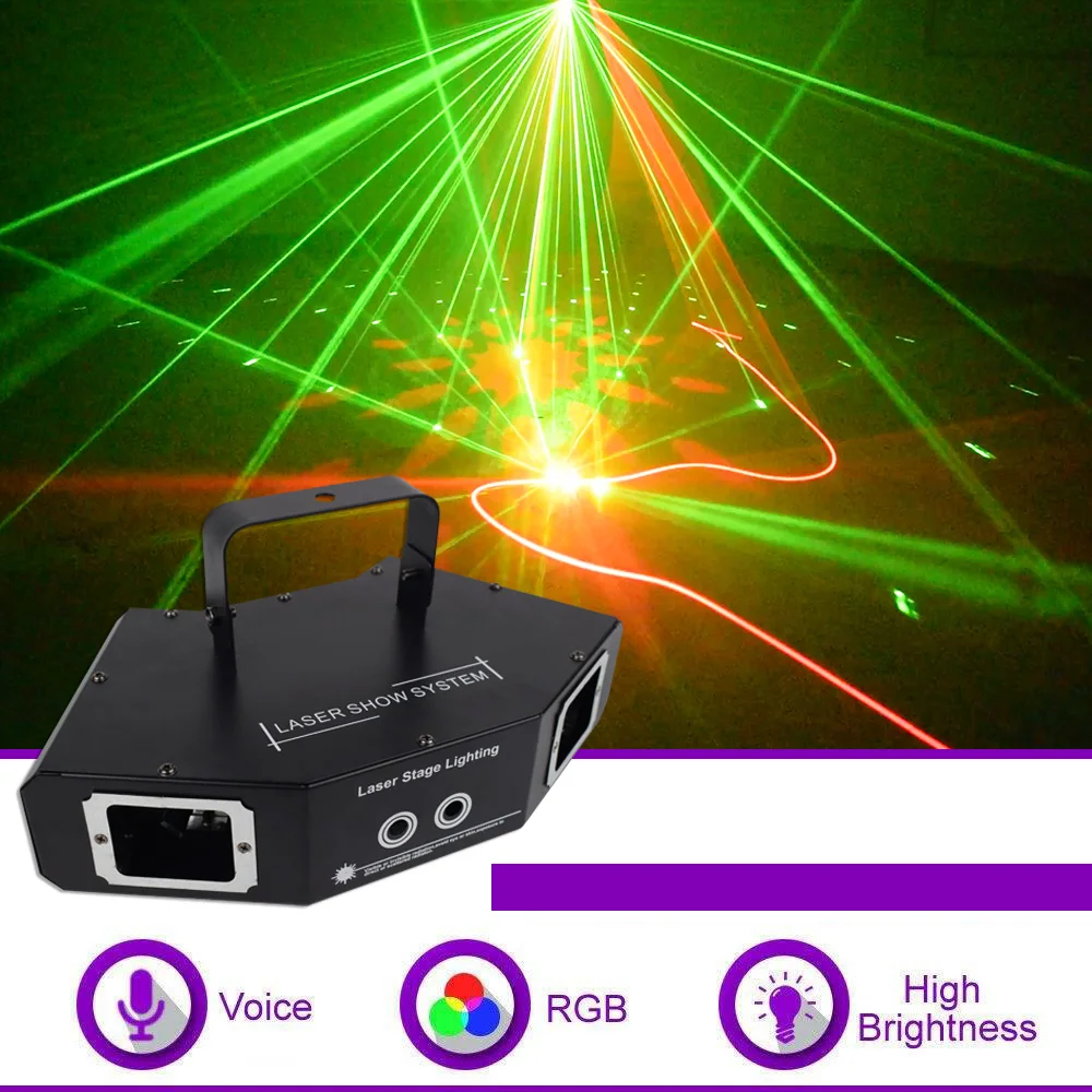 YSH диско лазерный светильник RGB Полноцветный луч светильник DMX DJ эффект проектор сканер лазерный сценический светильник ing
