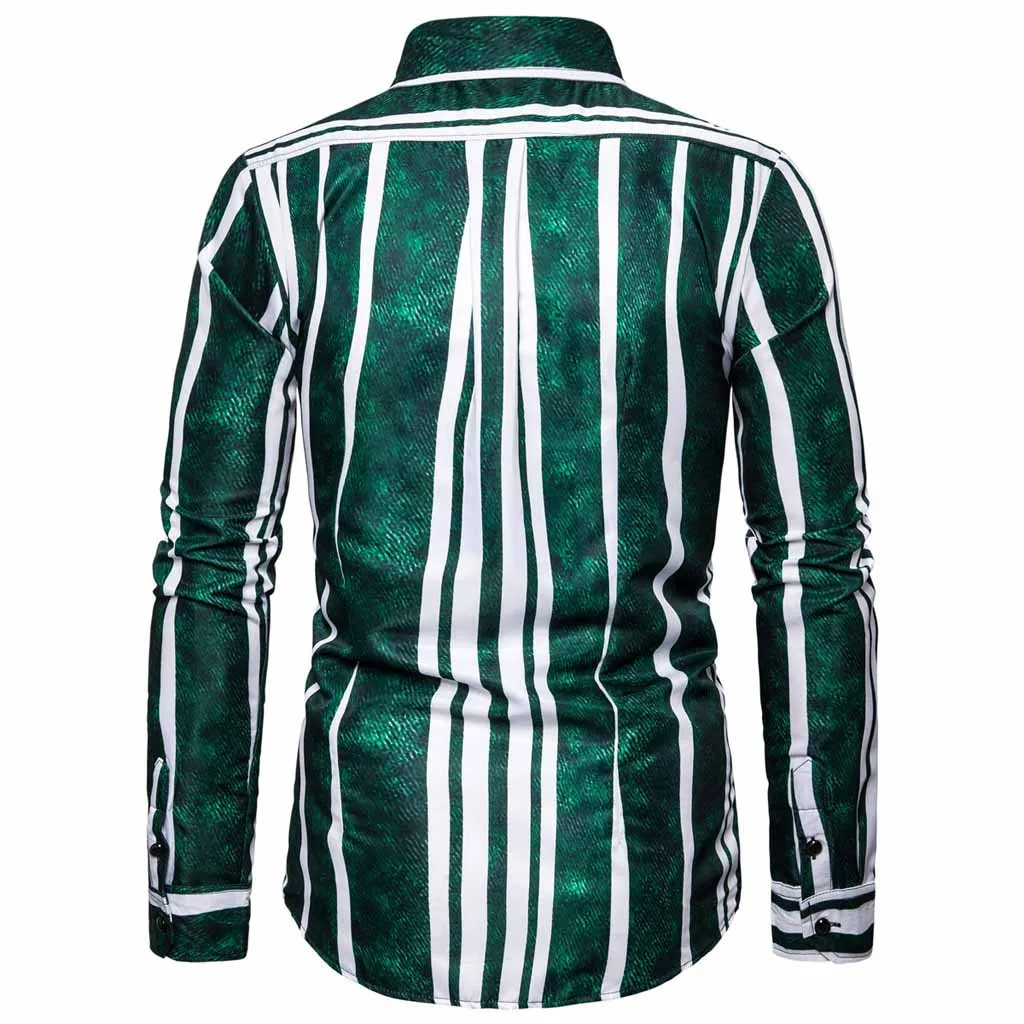 Полосатые рубашки мужская рубашка Camisa Hombre осень-зима Модная рубашка с длинными рукавами деловая Повседневная рубашка рубашки мужская сорочка