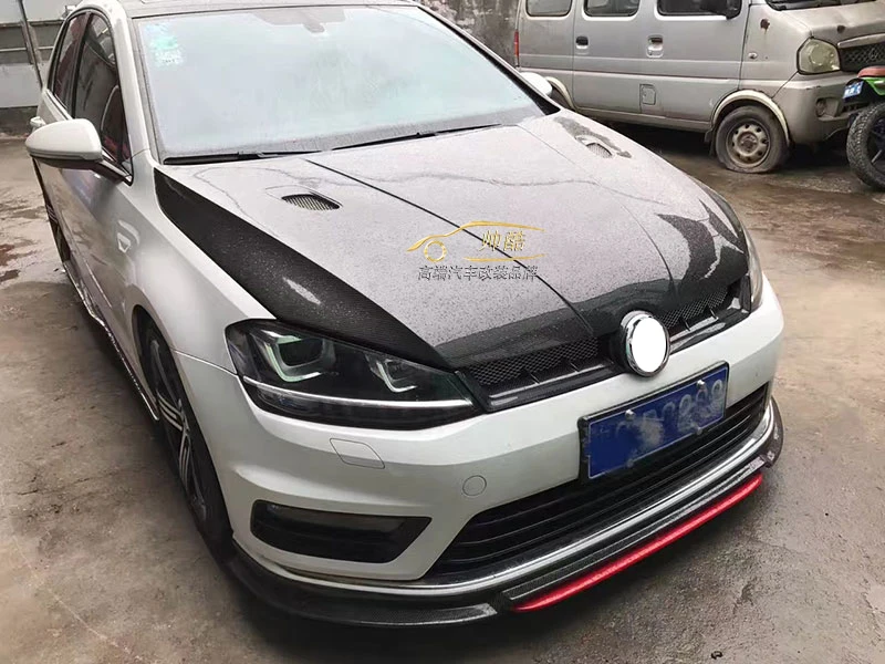 Golf 7 MK7 ASPEC Стиль углеродного волокна передняя решетка бампера гриль для Volkswagen Golf 7