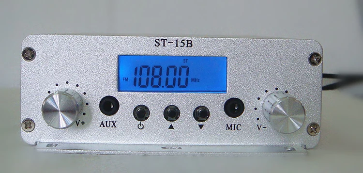 ST-15BV3 Стерео FM передатчик вещания 76-108MHZ 15W