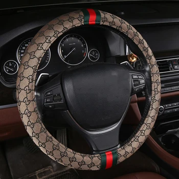 

Flash mat flax Car steering wheel cover for Geely All Model Emgrand EC7 Gs Gl Gt EC8 GC9 X7 FE1 GX7 SC6 SX7 GX2 Car Accessori