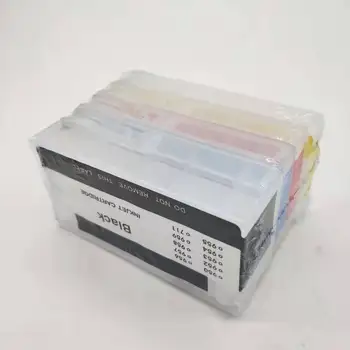 

10set/lot empty For HP printers refillable ink cartridges 8100/8600 950/951 with Auto reset chip RIC printer printer parts