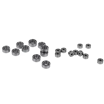 

10Pcs Miniature Rubber Sealed Metal Shielded Metric Radial Ball Bearing Model: 692 ZZ 2X6XM & 10Pcs MR63-ZZ 3X6X2.5mm