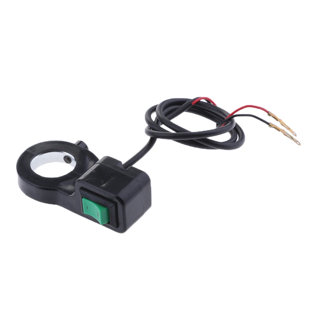 Motorbike ATV Handlebar Hazard Light ON OFF Kill Switch Button 7/8