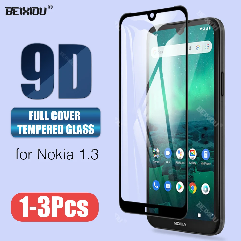 Новое 9D закаленное стекло для Nokia 1 3 полное покрытие защита экрана 5 71 стеклянная