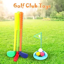 Набор для гольф-клуба Easy Hit Glof набор игрушек для детей, для улицы, игрушки для игр, многоцветные пластиковые мини-набор для гольф-клуба