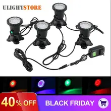 4 шт./лот, водонепроницаемый подводный светильник, 7 цветов, меняющий сад, фонтан, аквариум, бассейн, пруд, аквариум, светодиодный светильник, лампа