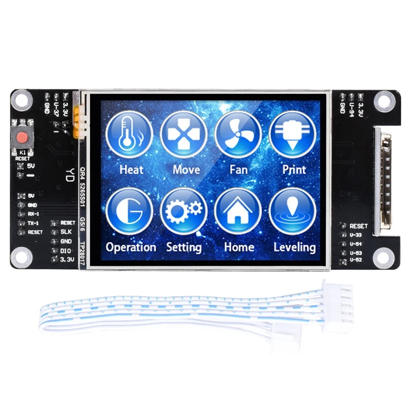 

Bigtreetech Tft28 3D Printer Parts Press Screen Display Mks 2.8 Inch Tft Controller Panel Skr Mks Ramps Board