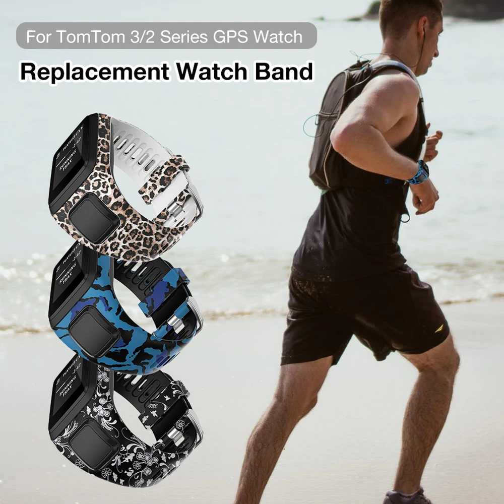

Replacement Silicone Band Strap for TomTom Runner 2 / 3 Spark/3 Sport GPS Watch Watch Accessories