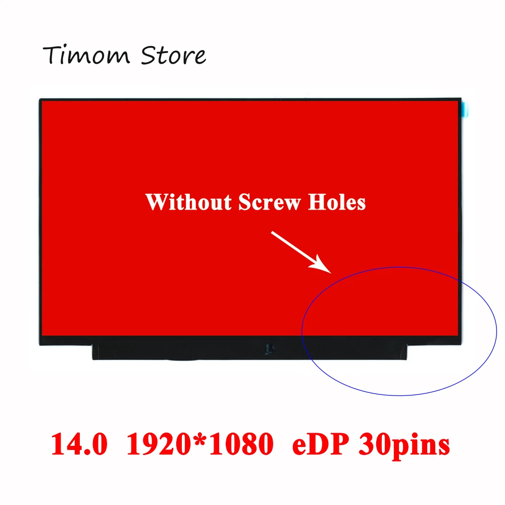 Жк экран для ноутбука DELL ASUS ACER HP LENOVO Samsung LG Toshiba без отверстий винтов 14 0 дюйма FHD 1366 TN IPS eDP 30 контактов панель