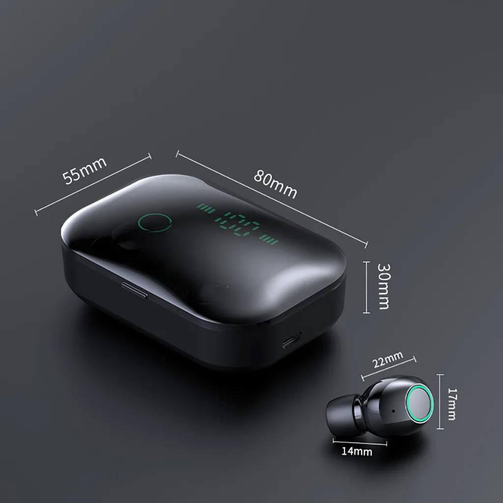 Лучшие продажи продуктов Bluetooth 5,0 гарнитура TWS беспроводные наушники мини наушники стерео наушники Поддержка дропшиппинг