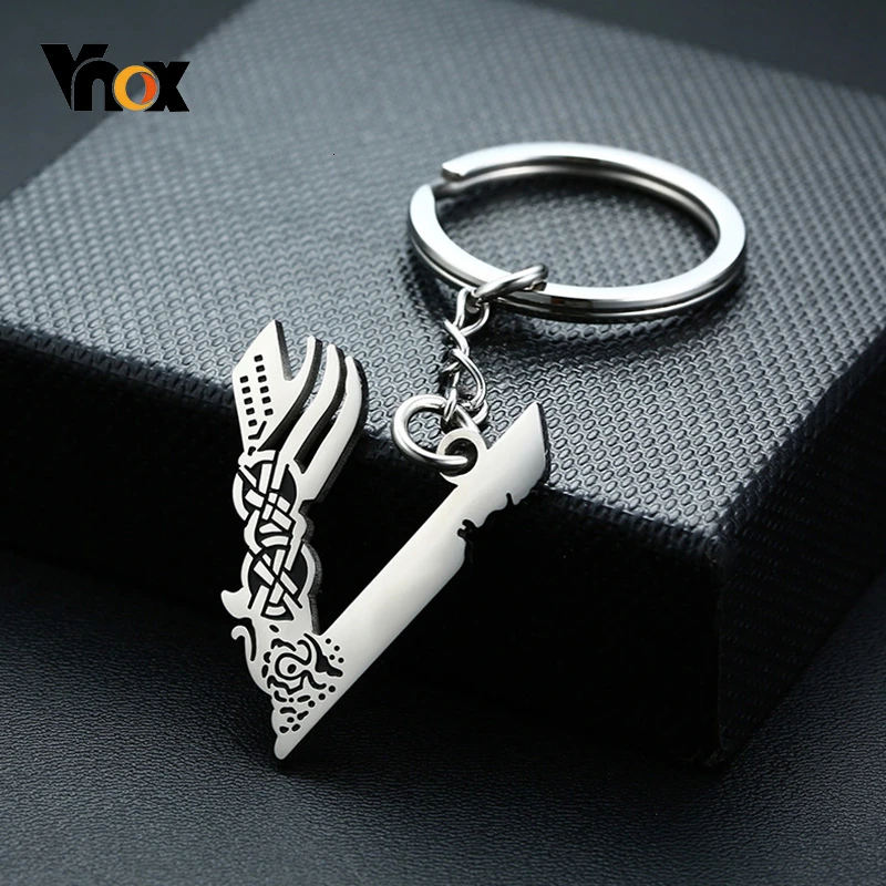 Vnox стильные мужские Viking брелки мужские ювелирные изделия из нержавеющей стали