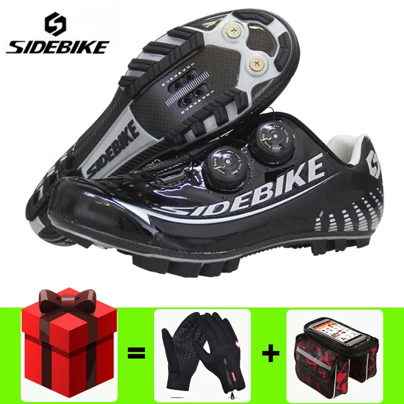 Sidebike велосипедная обувь MTB углеродная с автоматическим замком Ультралегкая велосипедная обувь унисекс обувь для езды на горном велосипеде Zapatillas Ciclismo - Цвет: add all
